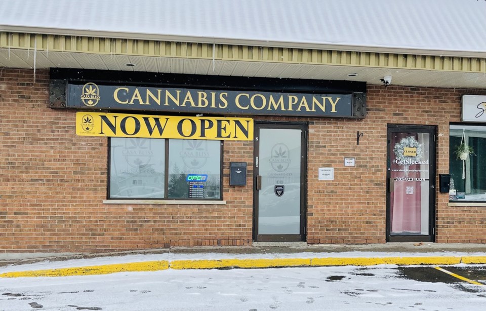Casa Bliss Sudbury storefront in a 2023 photograph