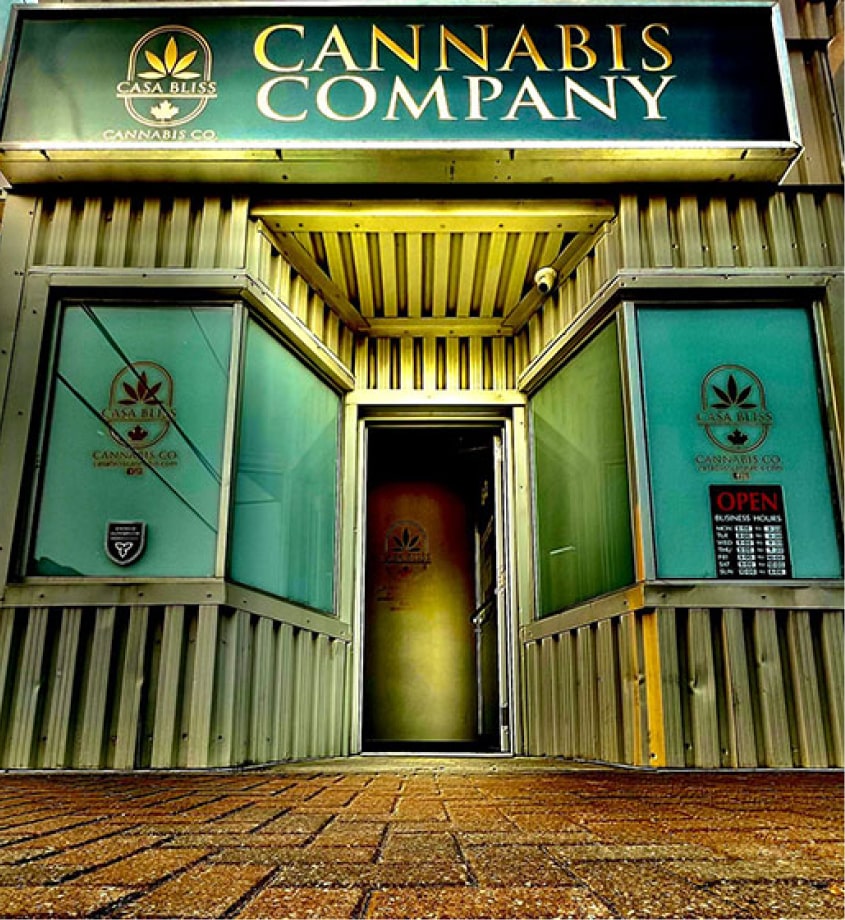Casa Bliss Cannabis storefront